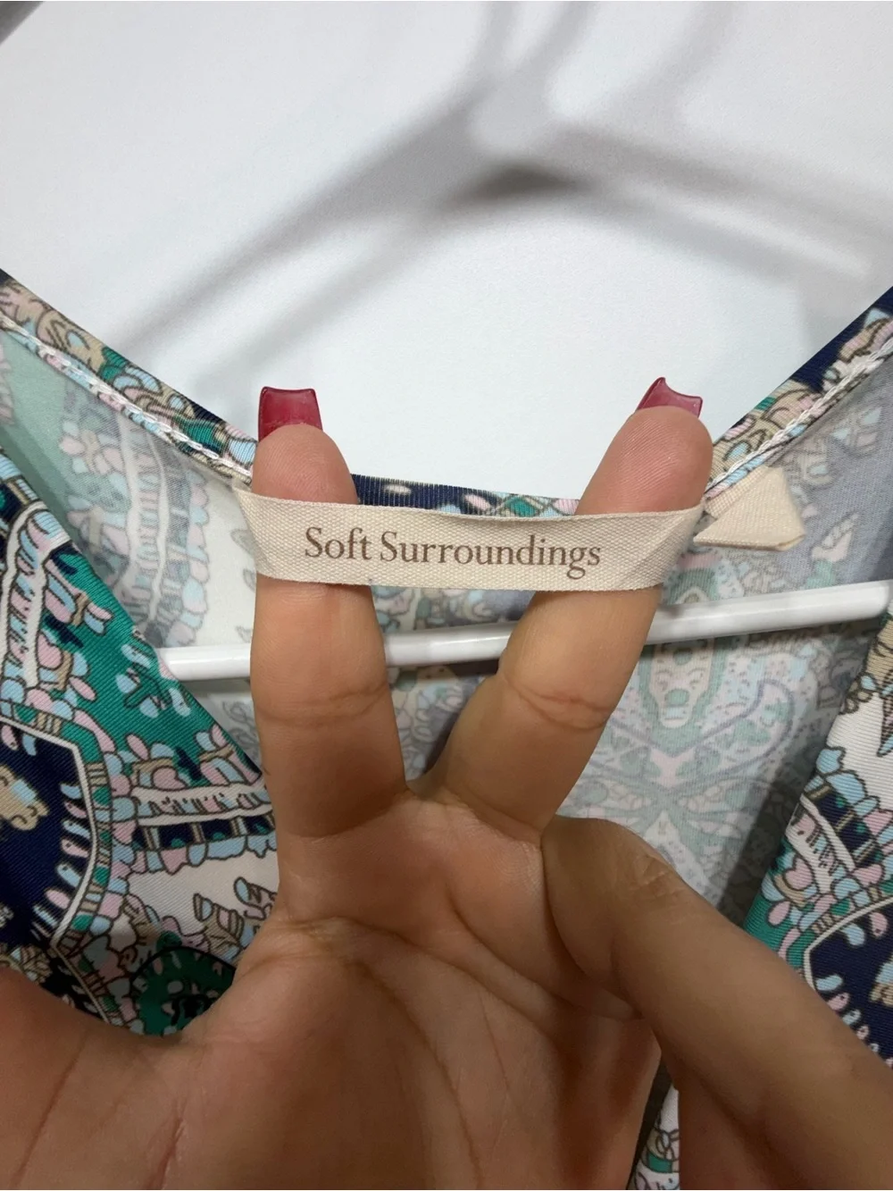 Soft Surroundings Kaleidoscope Paisley Maxi Dress Size 2X - Picture 4 of 10